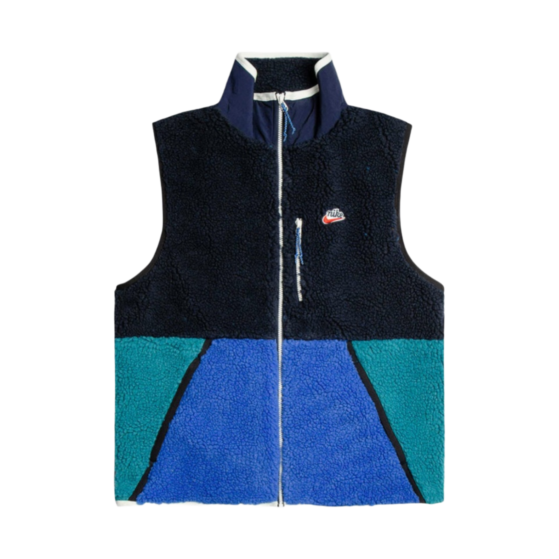 CD3143-451 Nike NSW Winter Sherpa Vest Obsidian Game Royal - Asia