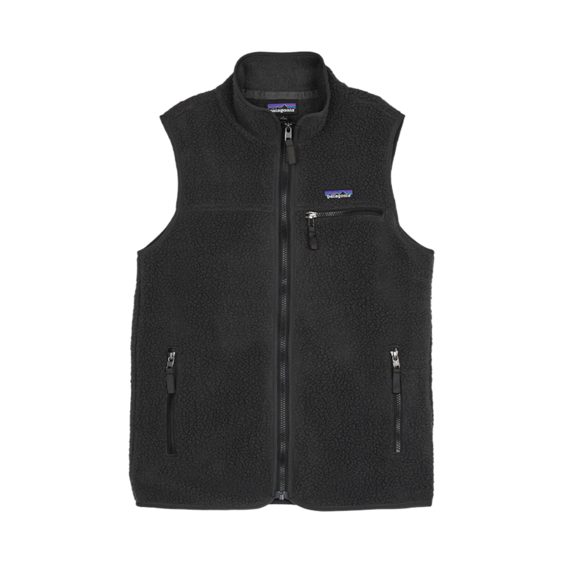 22826 (W) Patagonia Retro Pile Fleece Vest Black