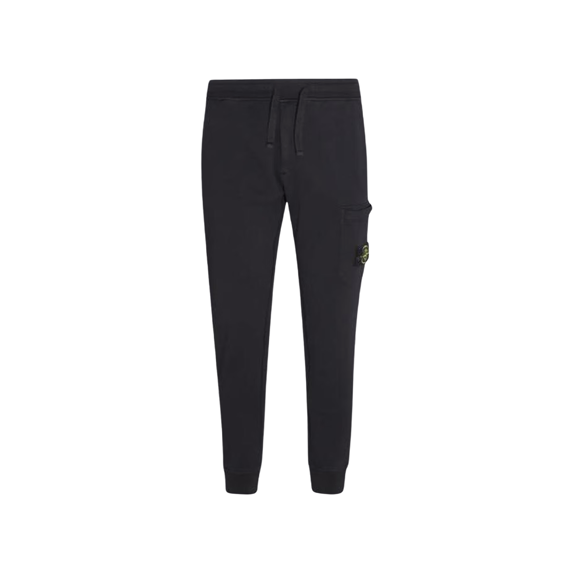 K2S1562000-10S0051-V0065 Stone Island 6200010 Organic Cotton Fleece Slim Fit Joggers with Elasticated Waistband Charcoal Grey - 25FW