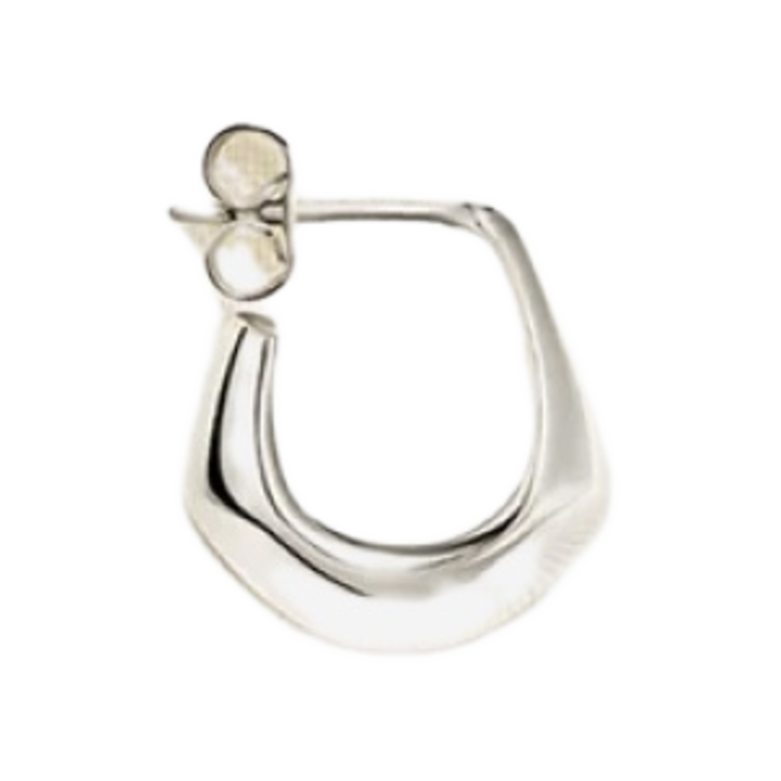 AC274-LO0042-927 Lemaire Rhodium Silver Mini Drop Earring Silver