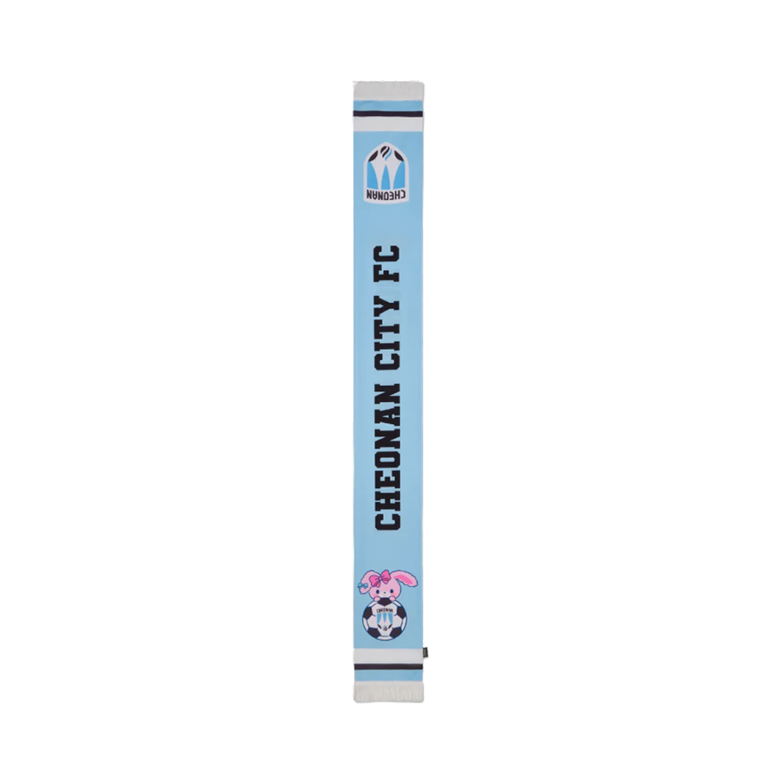 K 리그 x 산리오 캐릭터즈 2025 머플러 본본리본 천안시티 FC 스카이블루(K League x Sanrio Characters 2025 Muffler Bonbon Ribbon Cheonan City FC Sky Blue)