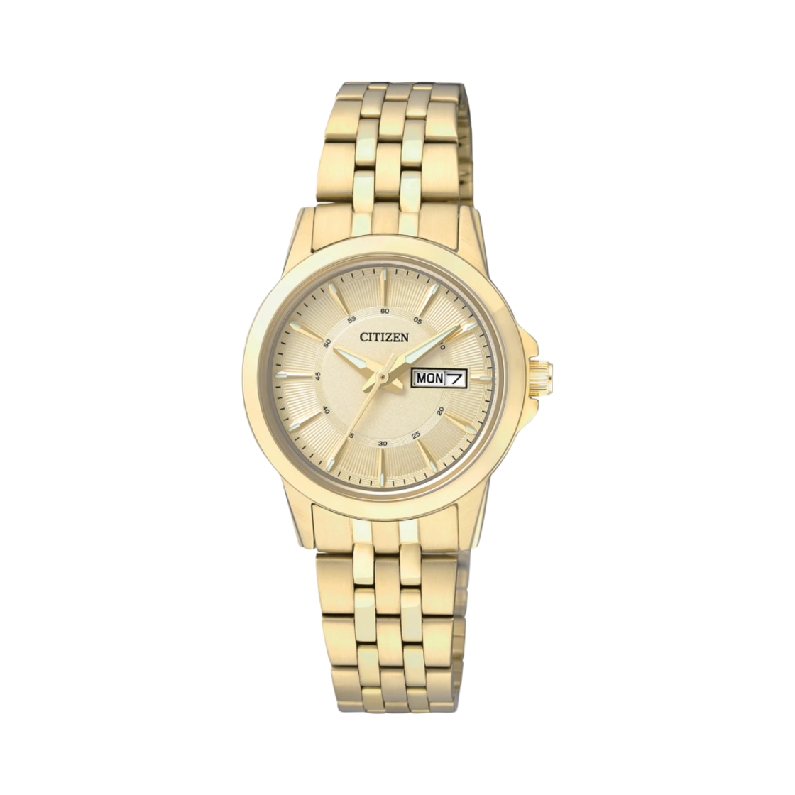 EQ0603-59P (W) Citizen Quartz 27mm Stainless Steel Gold