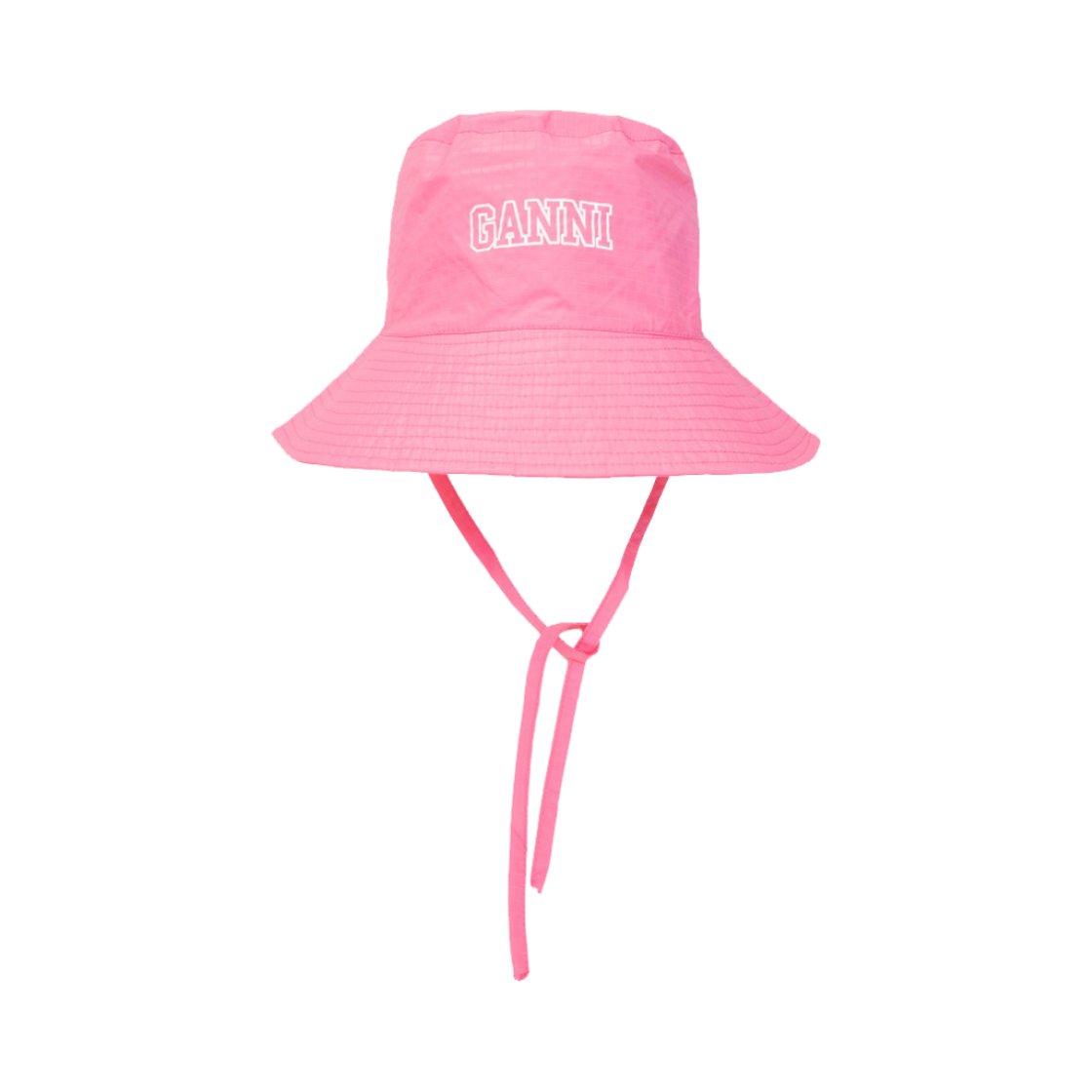 (W) 가니 소프트웨어 로고 버킷햇 슈가 플럼((W) Ganni Software Logo Bucket Hat Sugar Plum) - 1