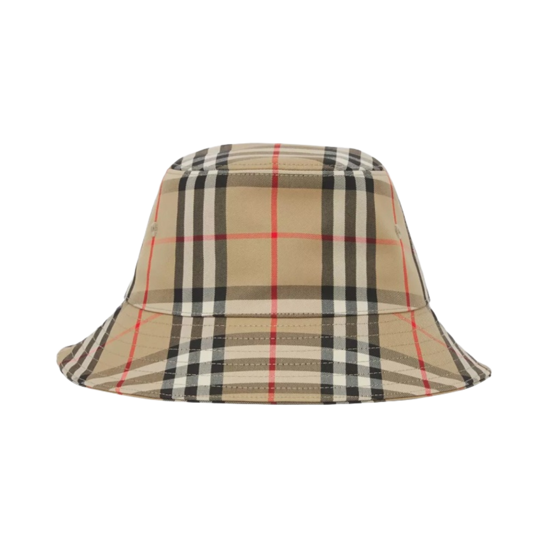 8041438 (Kids) Burberry Vintage Check Technical Cotton Bucket Hat Archive Beige