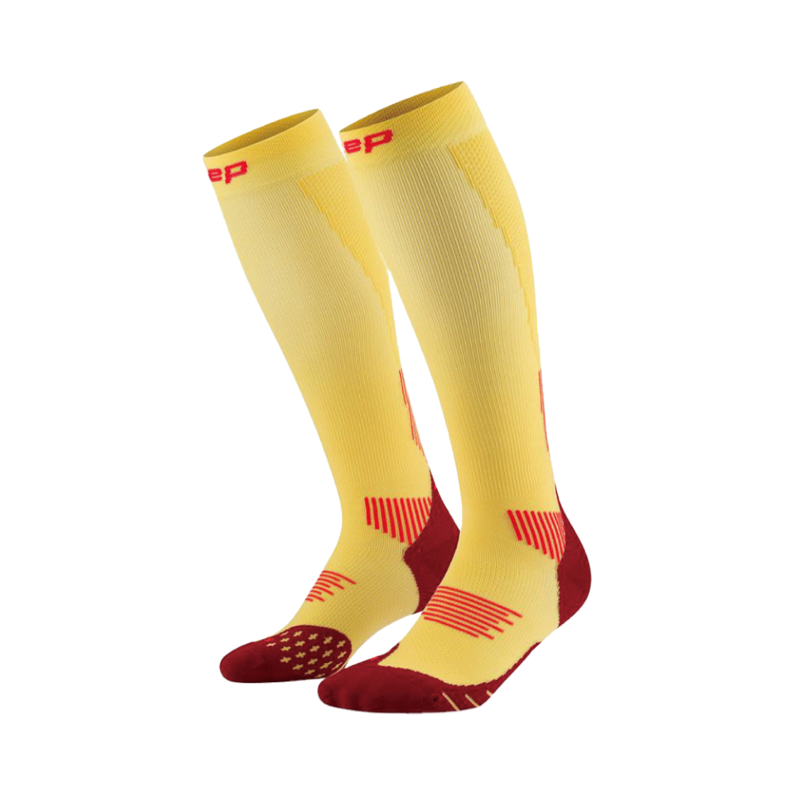 WP80MR2 CEP Core Run Socks V5 Marigold/Burgundy