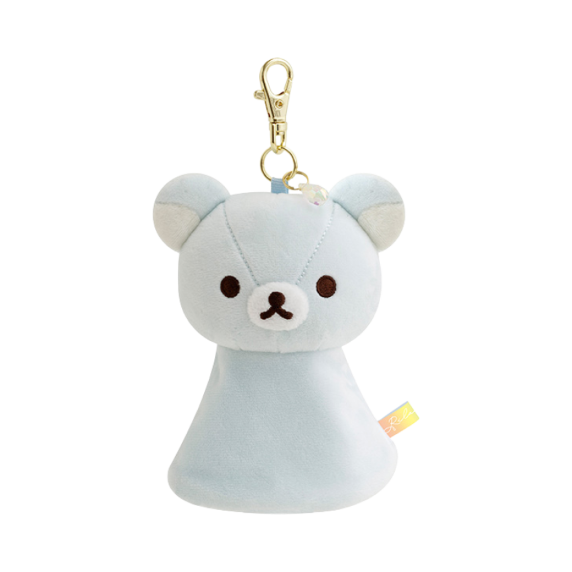 RLK11946 San-X Rilakkuma Rainy Days of Sunshine Key Cover with Plush Reel Rilakkuma