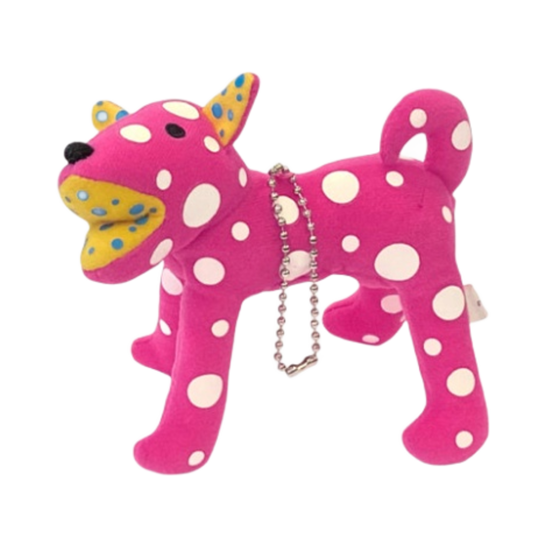 - Yayoi Kusama Mascot Ring Ring Plush Keyring