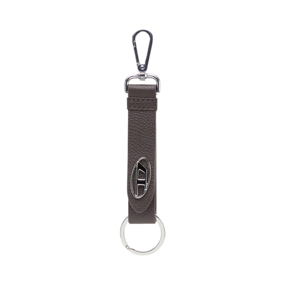 디젤 텍스쳐드 레더 키링 브라운(Diesel Keyring in Textured Leather Brown) - 1