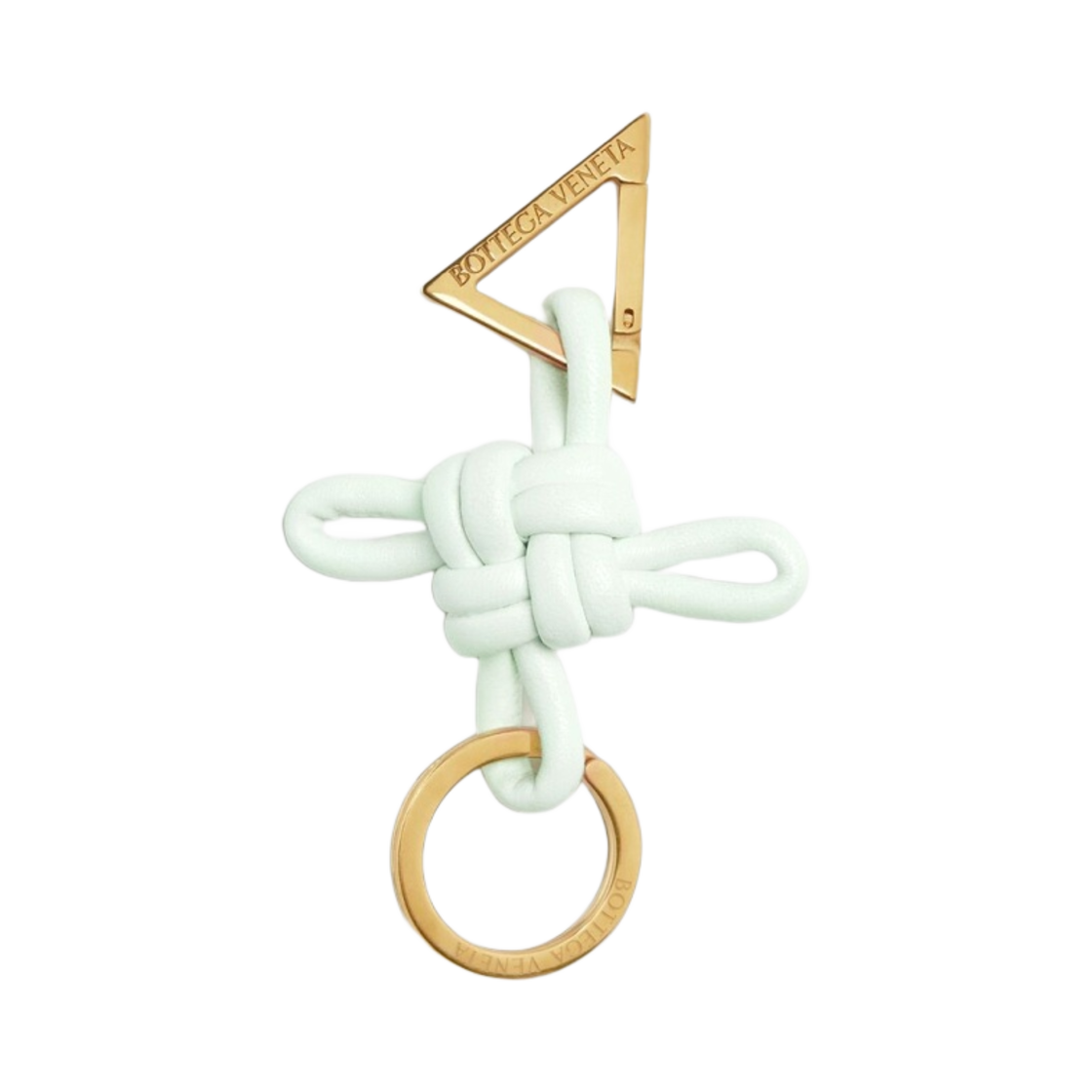 보테가 베네타 트라이앵글 키링 글레이셔