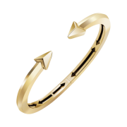 Miko Arrow 2Way Solid Bangle Yellow Gold