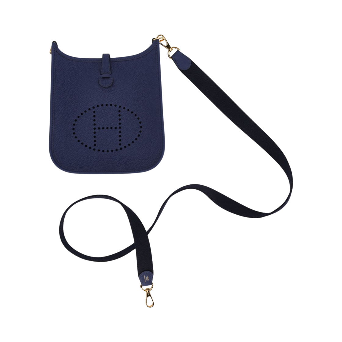 에르메스 에블린 16 아마존 백 모리스 & 골드 하드웨어 블루 사피흐 블루 인디고(Hermes Evelyne 16 Amazone Bag Maurice & Gold Bleu Saphir Bleu Indigo) - 3