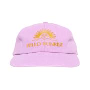 Hello Sunrise Washed OG Logo 6Panel Cap VTG Pink