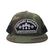 Chrome Hearts King Taco Mesh Trucker Hat Camo