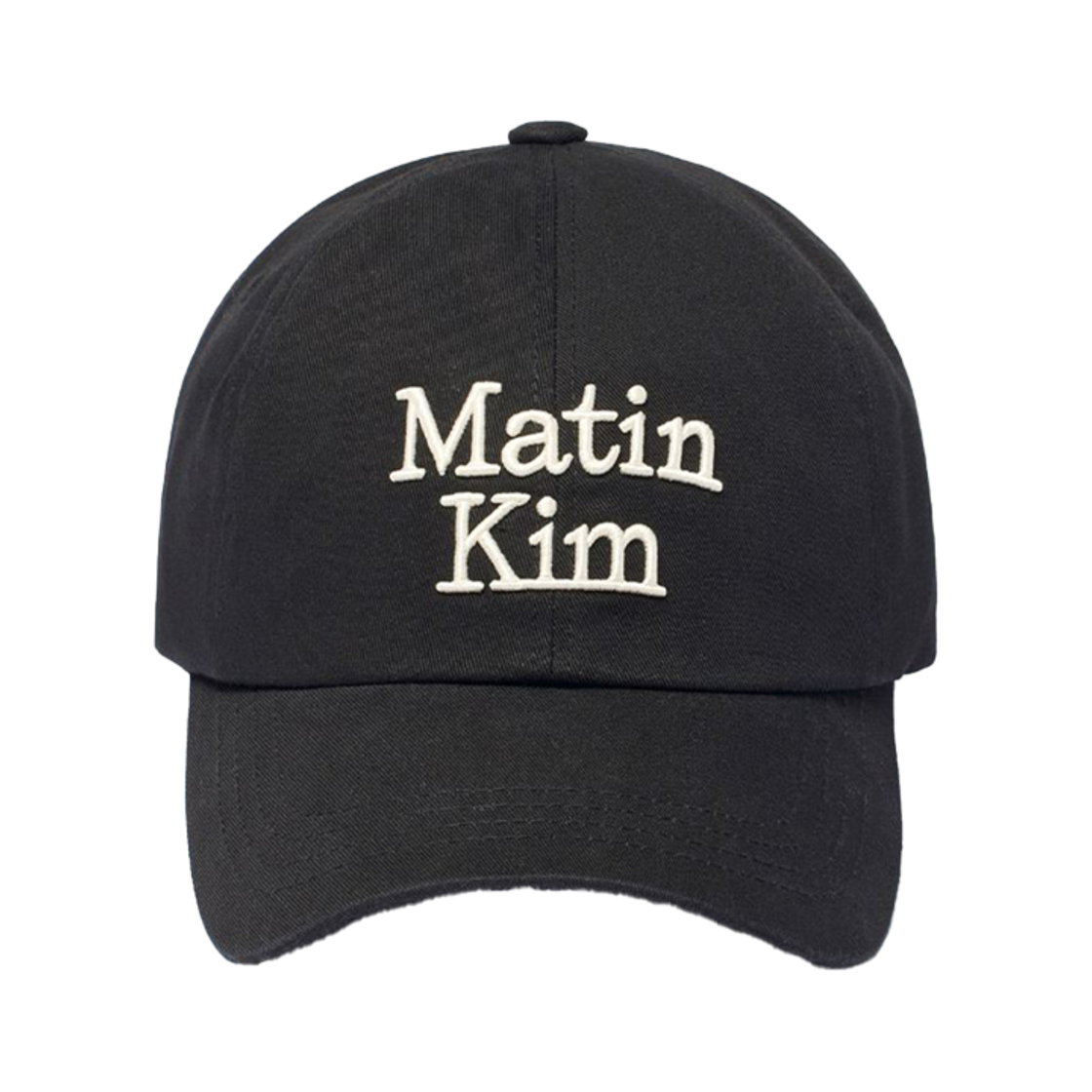 마뗑킴 마뗑 볼륨 로고 볼캡 블랙(Matin Kim Matin Volume Logo Ball Cap Black)