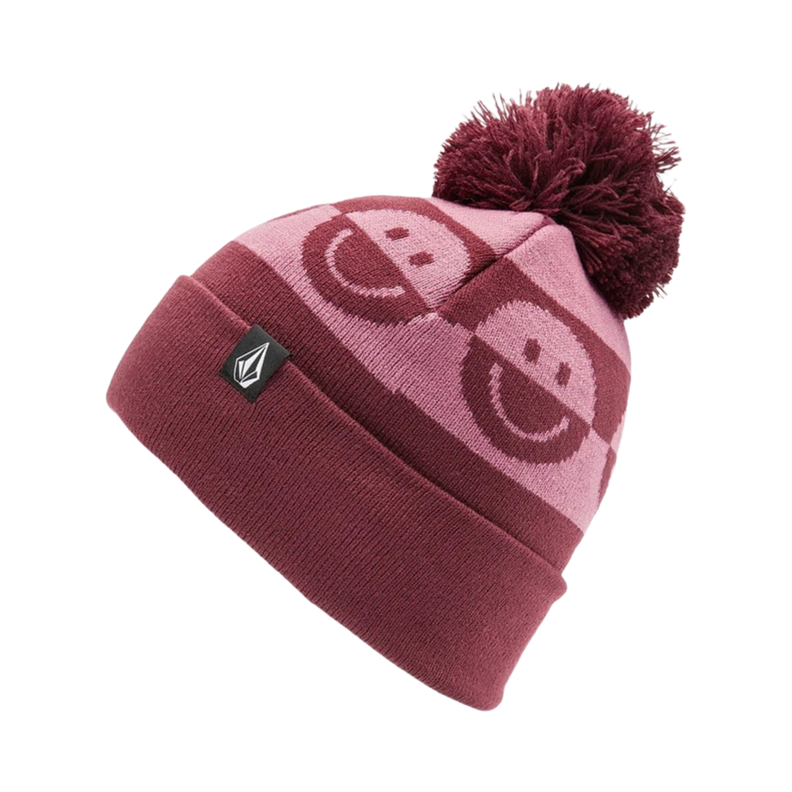 볼컴 키즈 CAMOBLAST 비니 버건디(Volcom Kids Camoblast Beanie Burgundy)