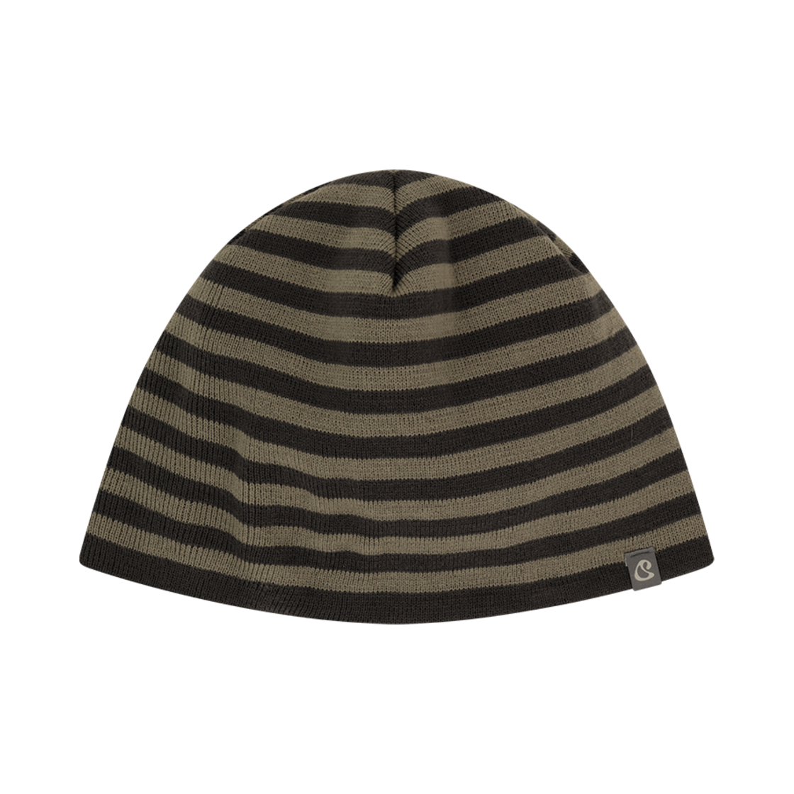SU2501CA01-k COYSEIO Dual Stripe Beanie Mud Khaki - 대표 이미지 #1