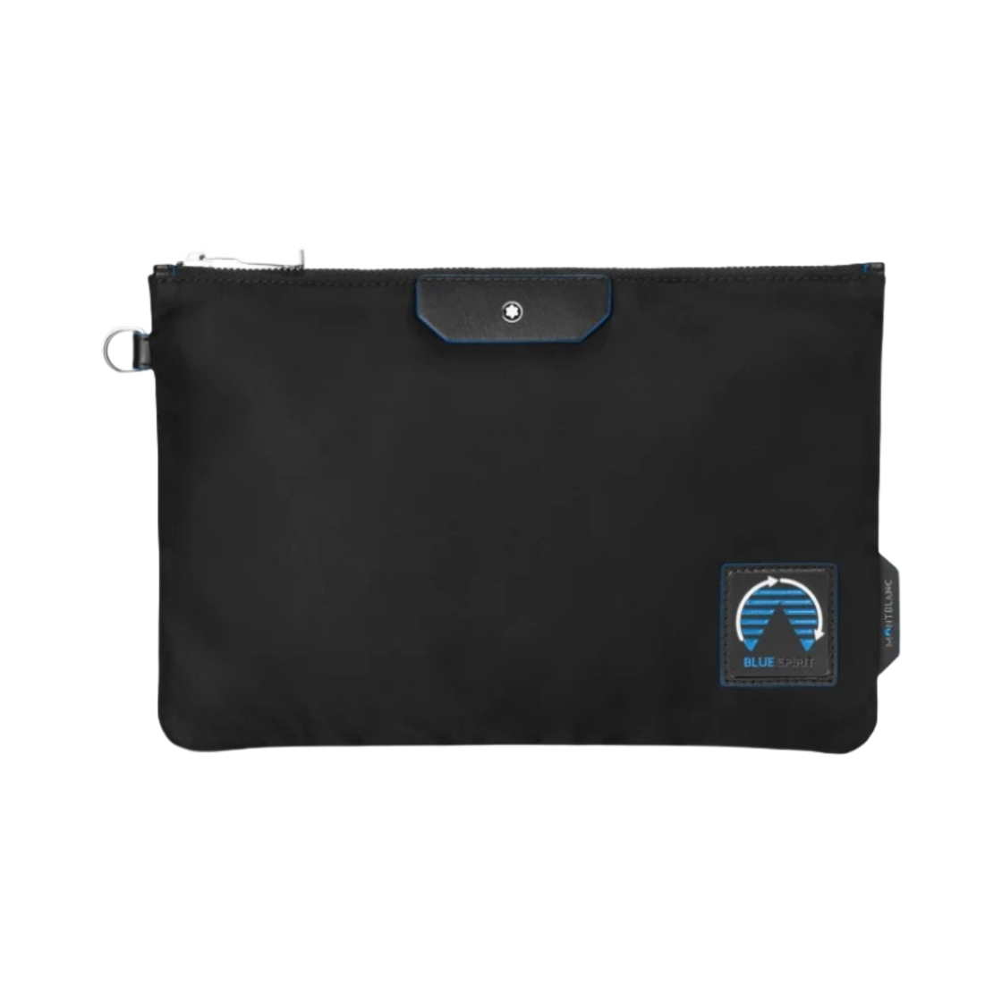 128734 Montblanc Blue Spirit Medium Pouch Black