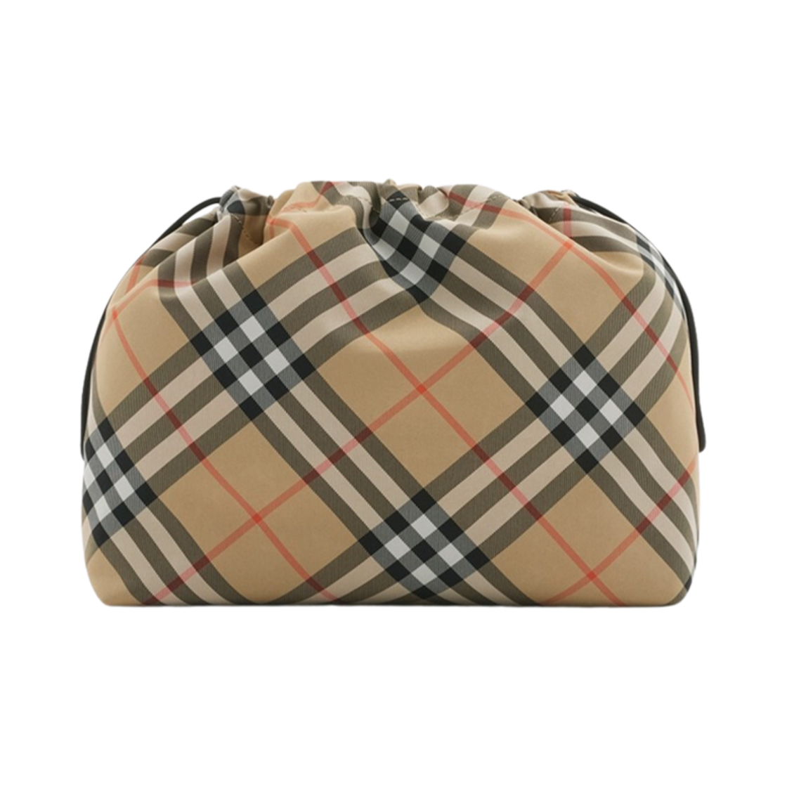 8091592 Burberry Check Pouch Sand - #2