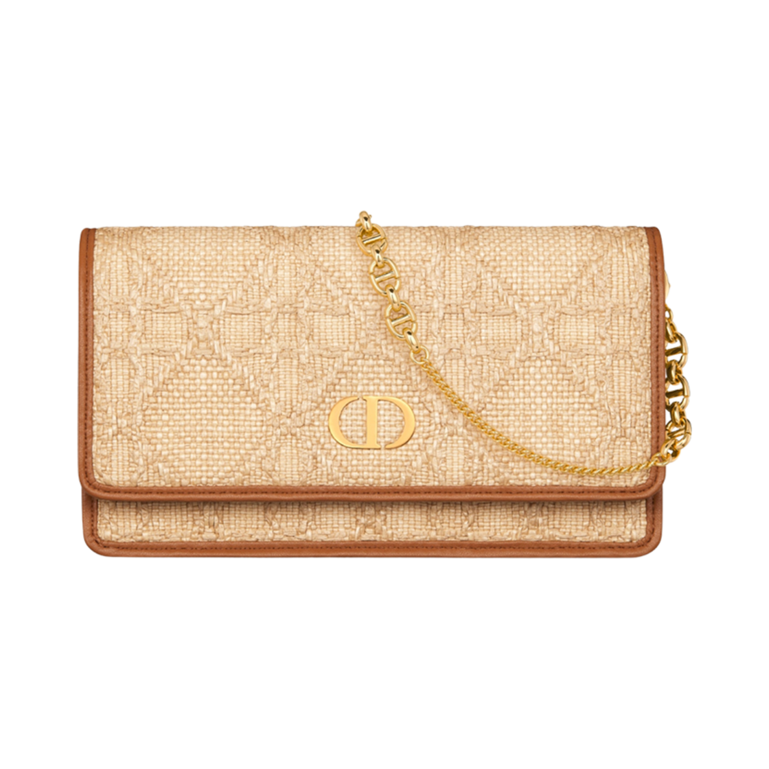 S5134UMRN-M918 Dior Caro Pouch Natural - 대표 이미지 #1