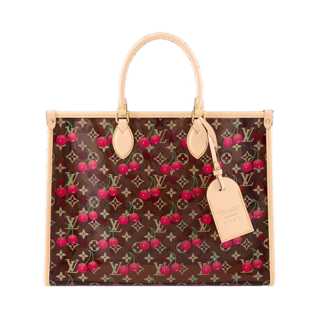 루이비통 x 무라카미 타카시 온더고 GM 모노그램 체리 크리스탈(Louis Vuitton x Murakami Takashi onthego GM Monogram Cherry Crystal)