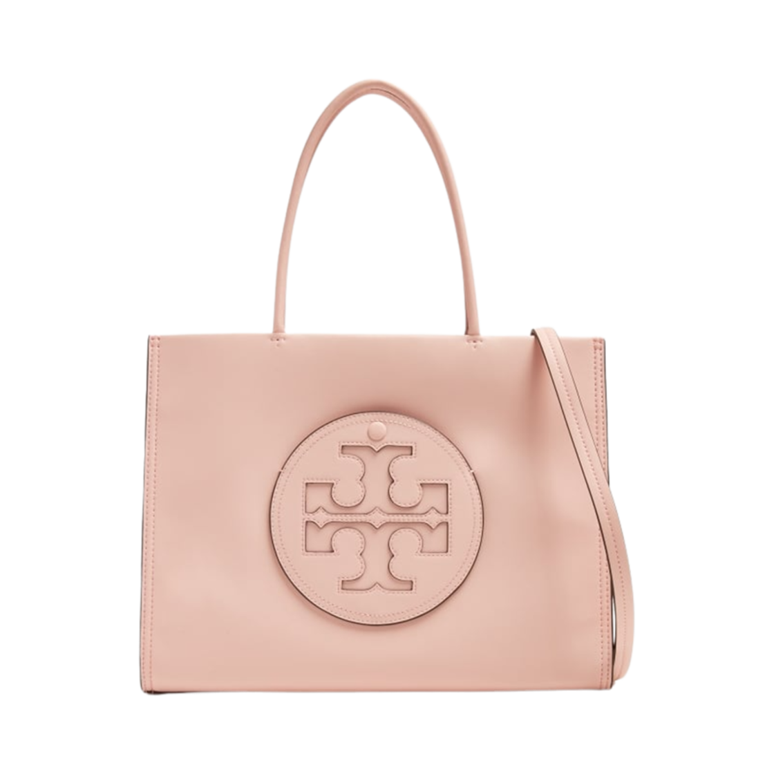 145612-654 Tory Burch Ella Bio Small Tote Bag Coy Pink