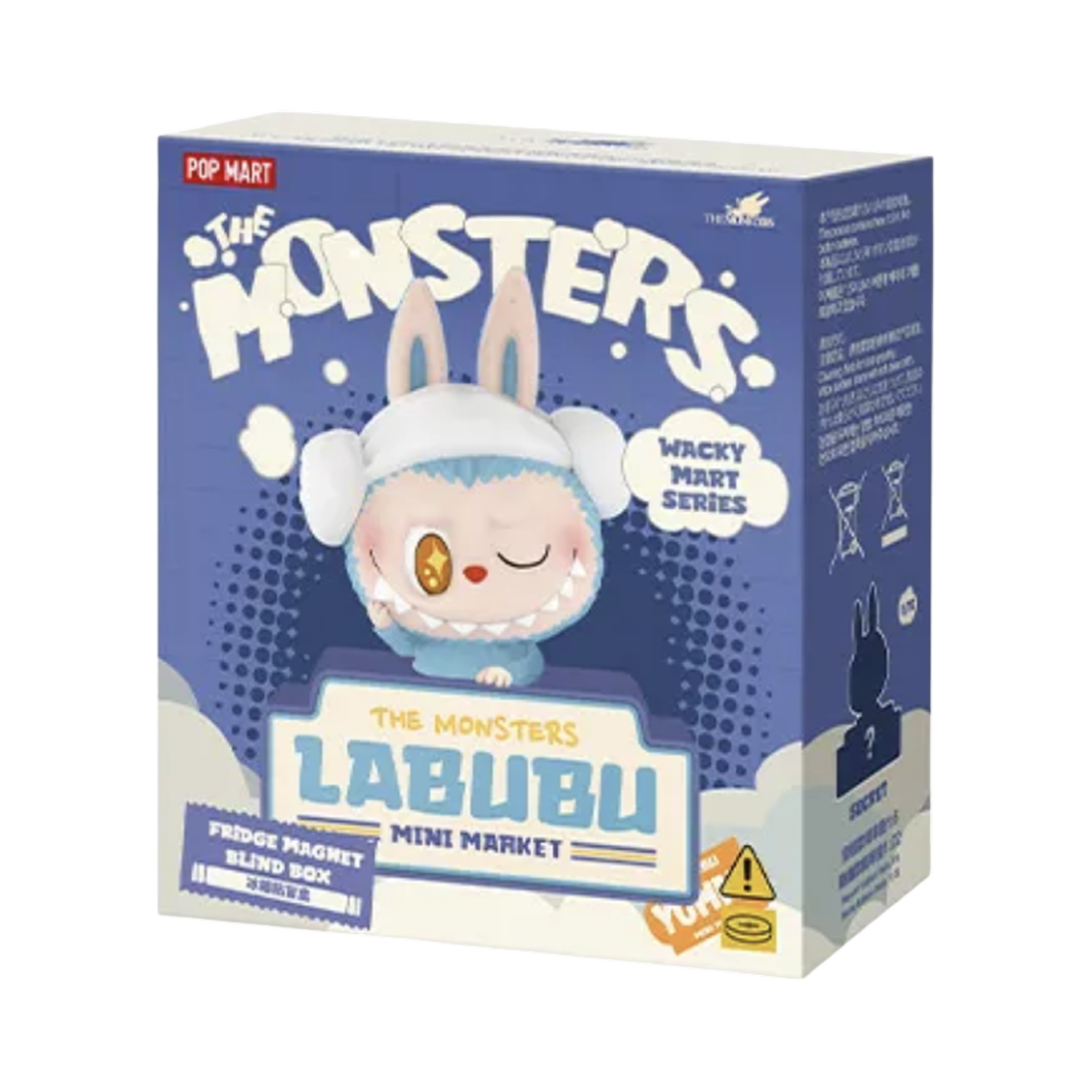 팝마트 라부부 더 몬스터즈 와키 마트 시리즈 프리지 마그넷 (1개입)(Pop Mart Labubu The Monsters Wacky Mart Series Fridge Magnet (1 Blind Box))