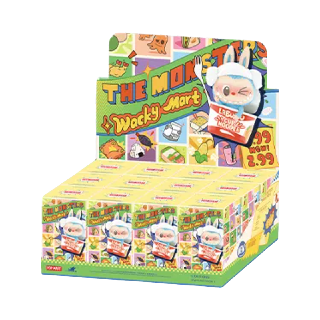 팝마트 라부부 더 몬스터즈 와키 마트 시리즈 피규어 (12개입)(Pop Mart Labubu The Monsters Wacky Mart Series Figures (12 Blind Boxes))