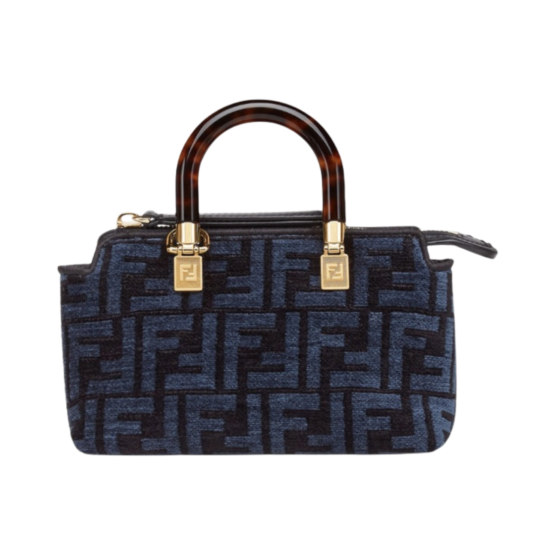 펜디 바이 더 웨이 패브릭 미니 보스턴백 블루(Fendi By The Way Fabric Mini Boston Bag Blue) - 1