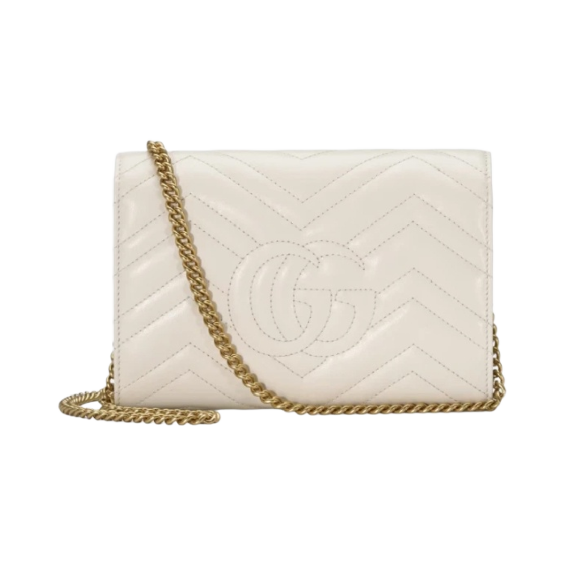 구찌 GG 마몽 마틀라세 미니백 화이트(Gucci GG Marmont Matelasse Mini Bag White) - 3