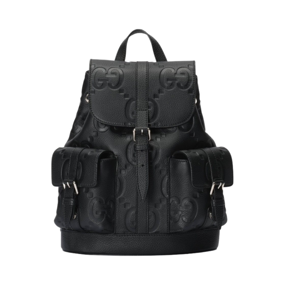 구찌 점보 GG 스몰 백팩 블랙 레더(Gucci Jumbo GG Small Backpack Black Leather) - 1