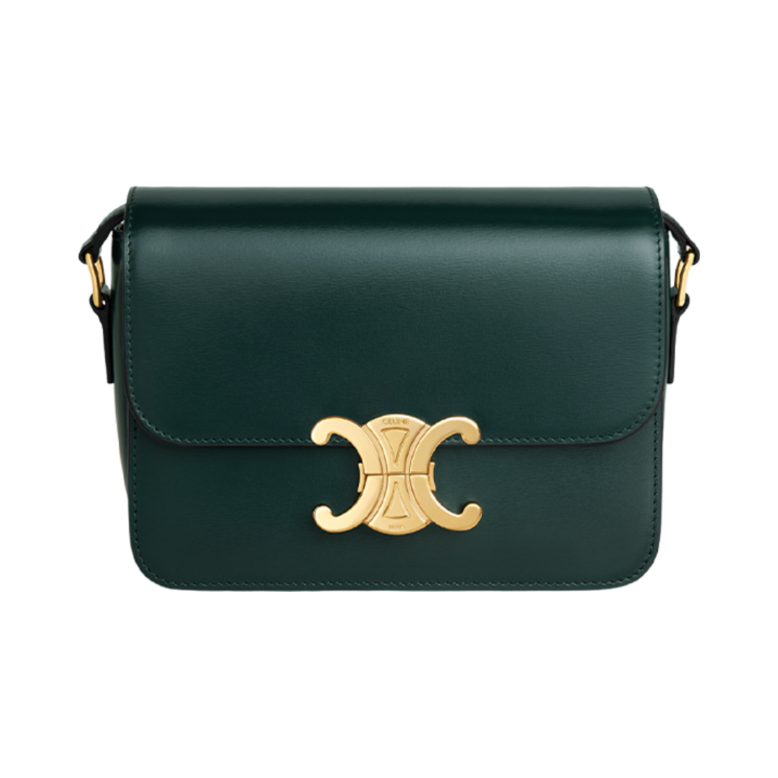셀린느 틴 트리옹프 백 샤이니 카프스킨 아마존(Celine Teen Triomphe Bag in Shiny Calfskin Amazone) - 1