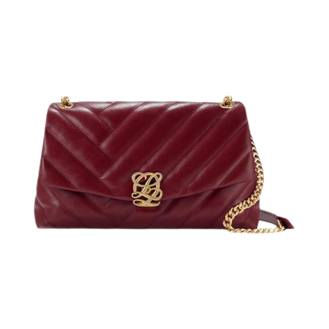 LLHR1QT04FA1RE0171 Louis Quatorze L-Quilting Shoulder Chain Bag Red