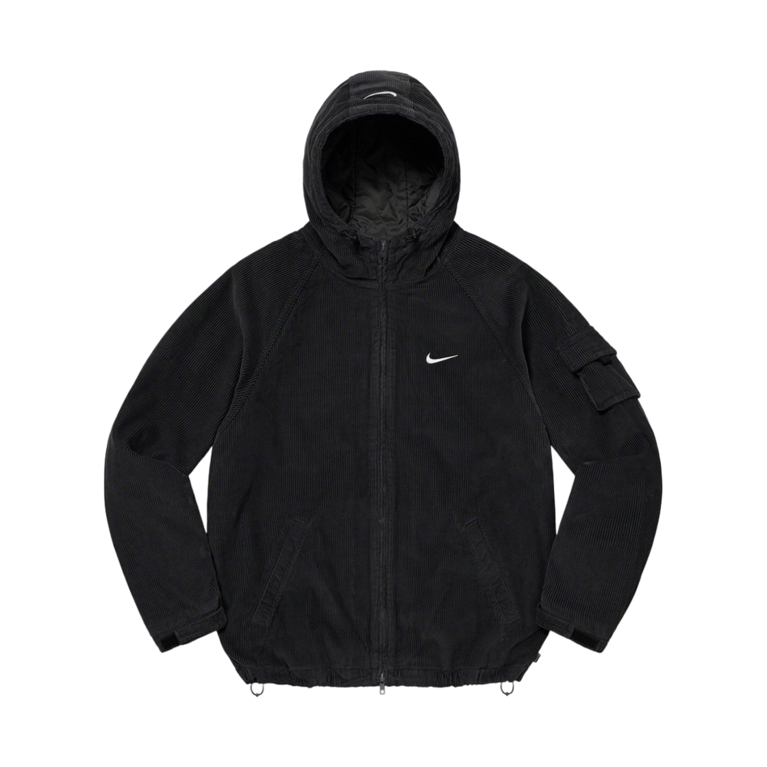슈프림 x 나이키 아크 코듀로이 후드 자켓 블랙 - 22SS(Supreme x Nike Arc Corduroy Hooded Jacket Black - 22SS)