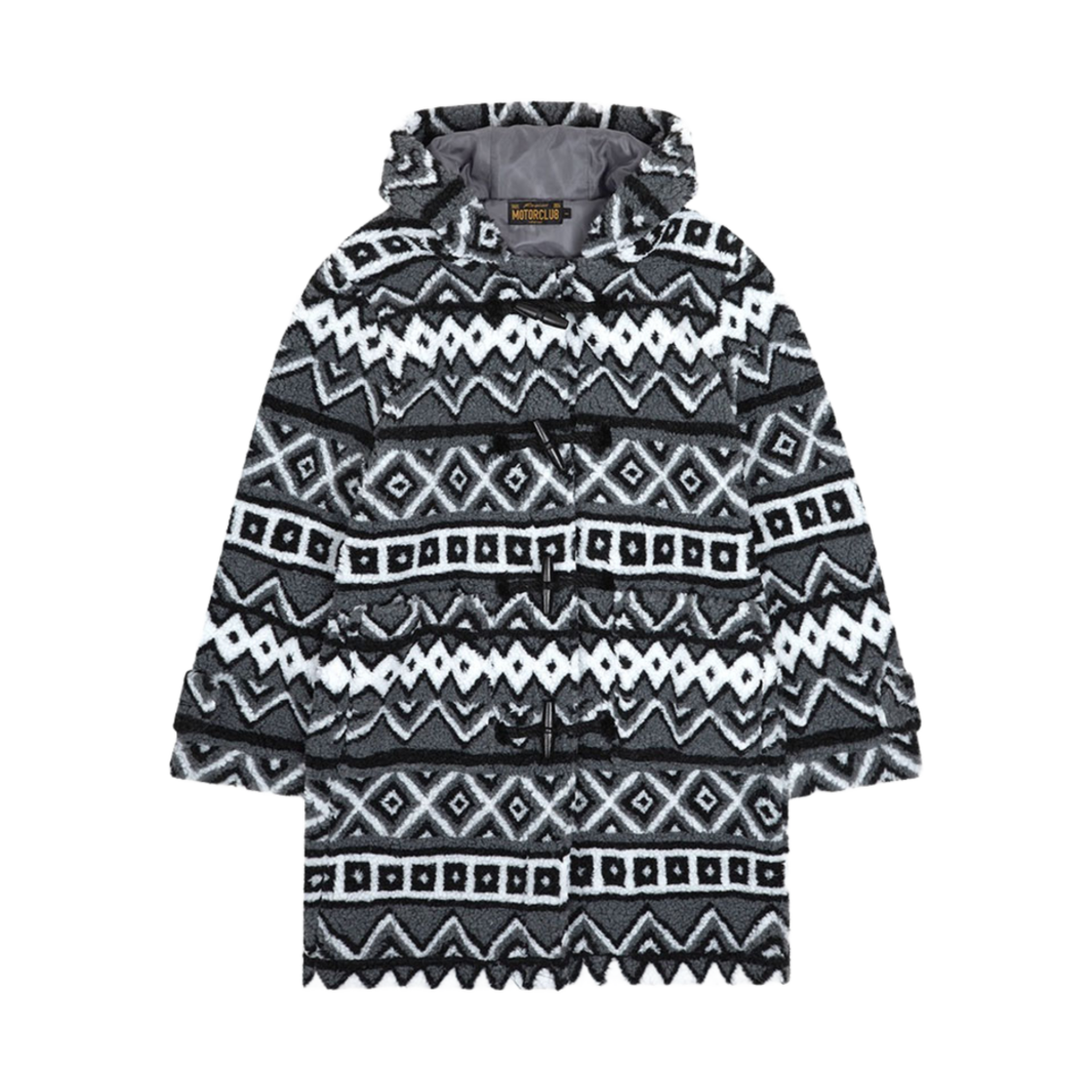 saf00370 Safarispot Region Motors Club Fleece Duffle Coat