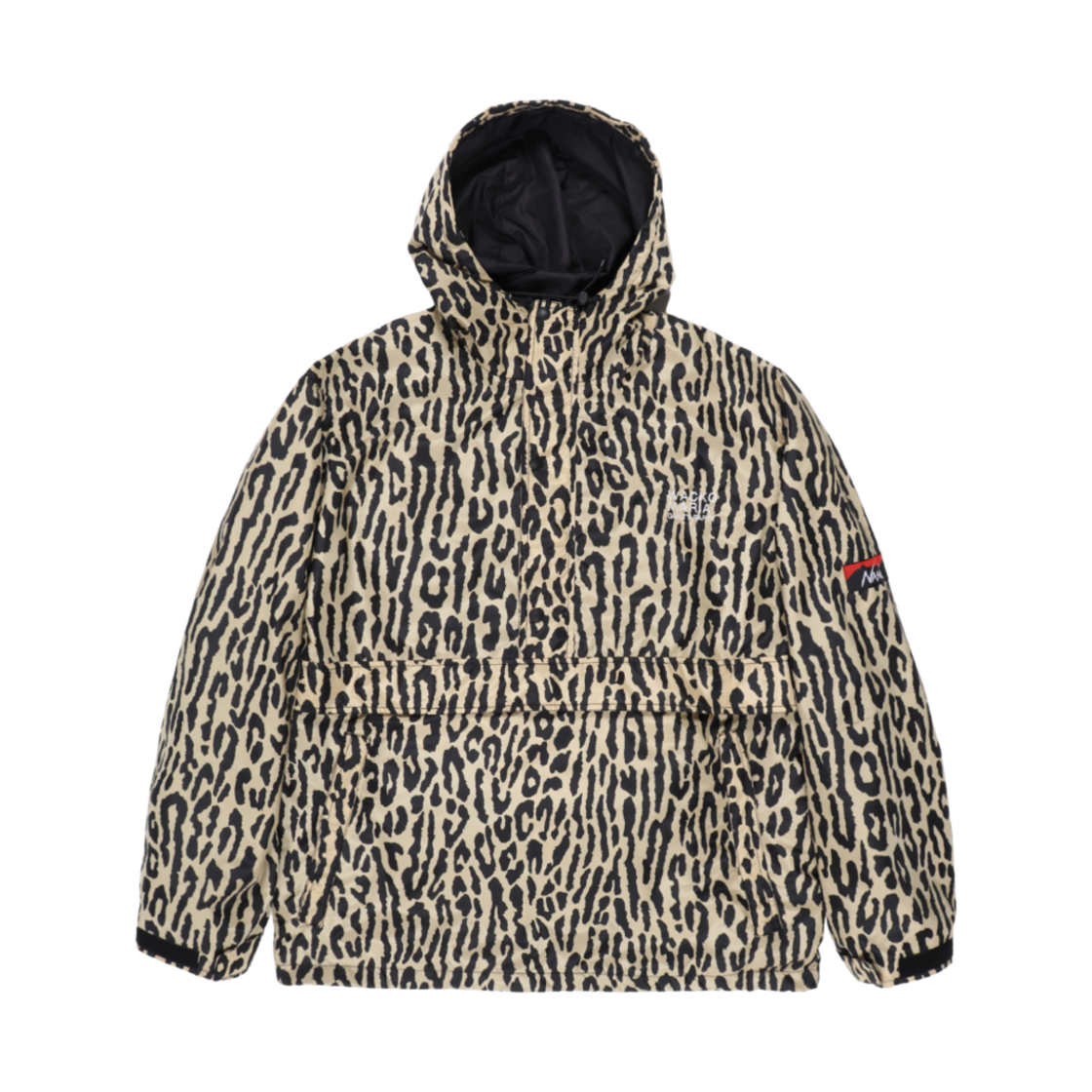 23SS-WMO-NA05 Wacko Maria x Nanga Leopard Anorak Jacket Beige