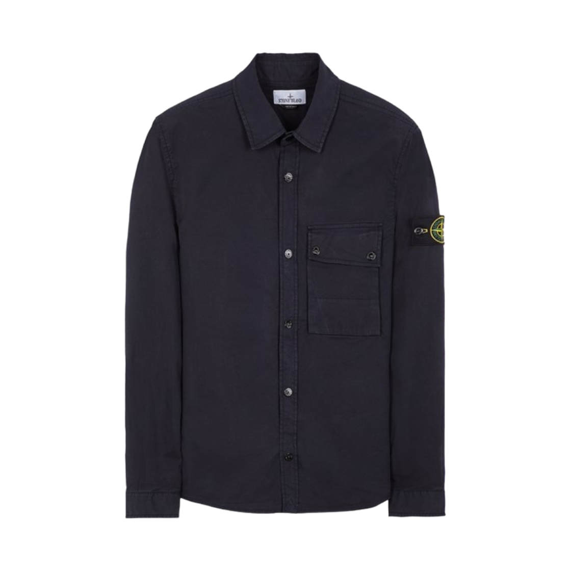 스톤 아일랜드 11610 수피마 코튼 오버셔츠 네이비 블루 - 23SS(Stone Island 11610 Supima Cotton Overshirt Navy Blue - 23SS) - 1