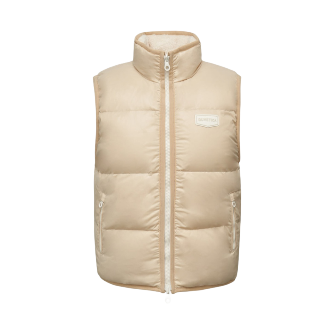 (W) 듀베티카 그루미움 리버서블 베스트 브라운((W) Duvetica Grumium Reversible Vest Brown)