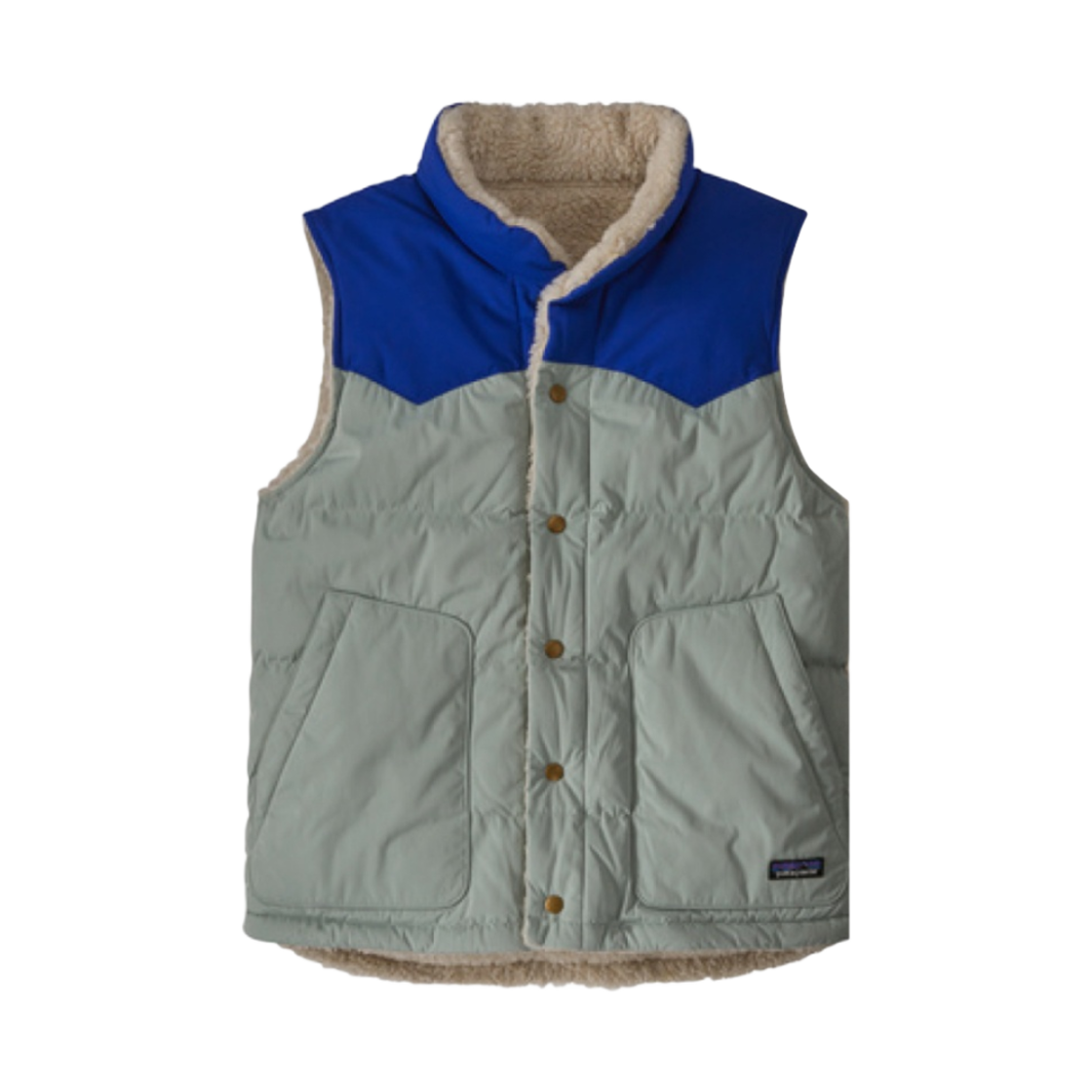 파타고니아 리버시블 비비 다운 베스트 슬릿 그린(Patagonia Reversible Bivy Down Vest Sleet Green)