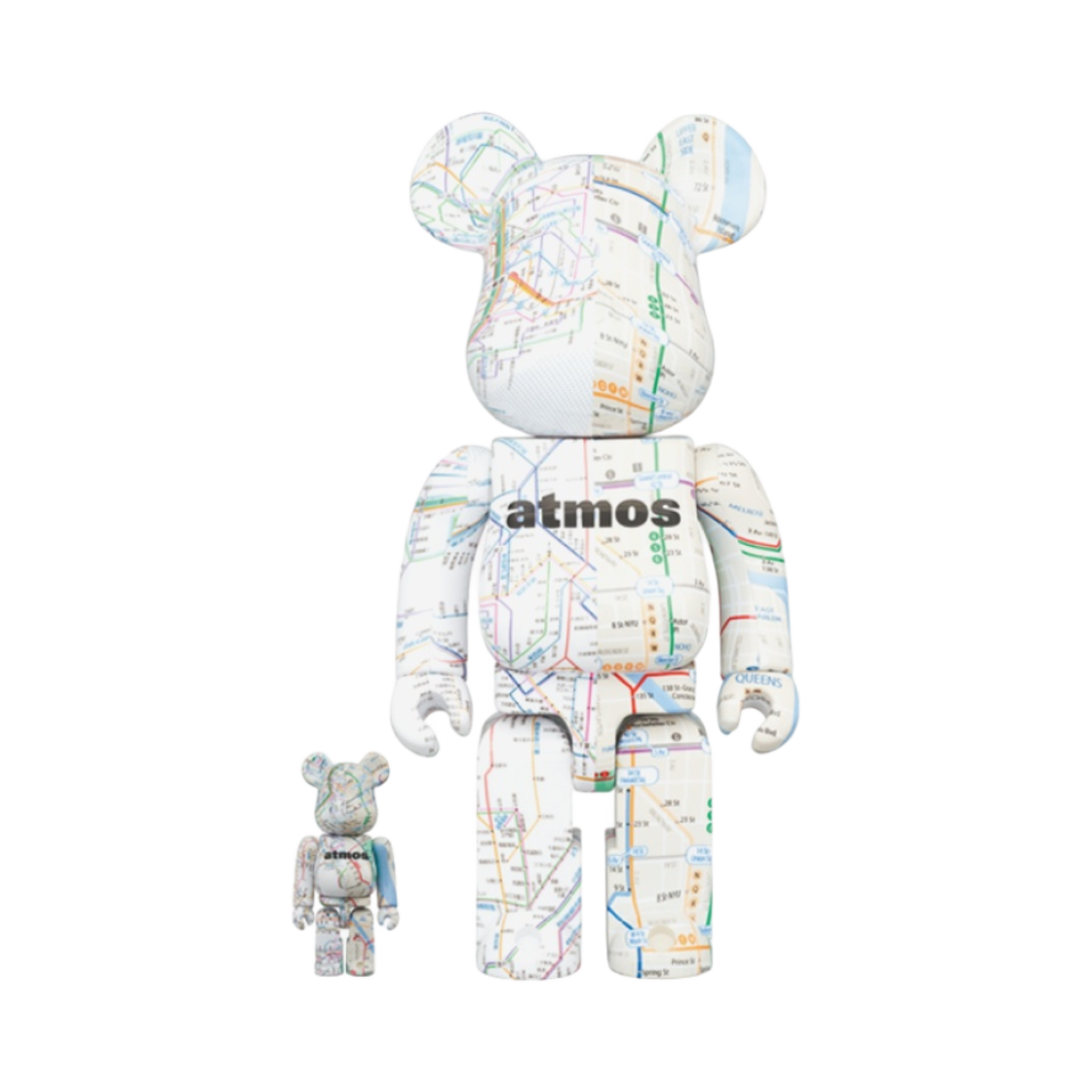 - Bearbrick x Atmos Subway 100% & 400% Set