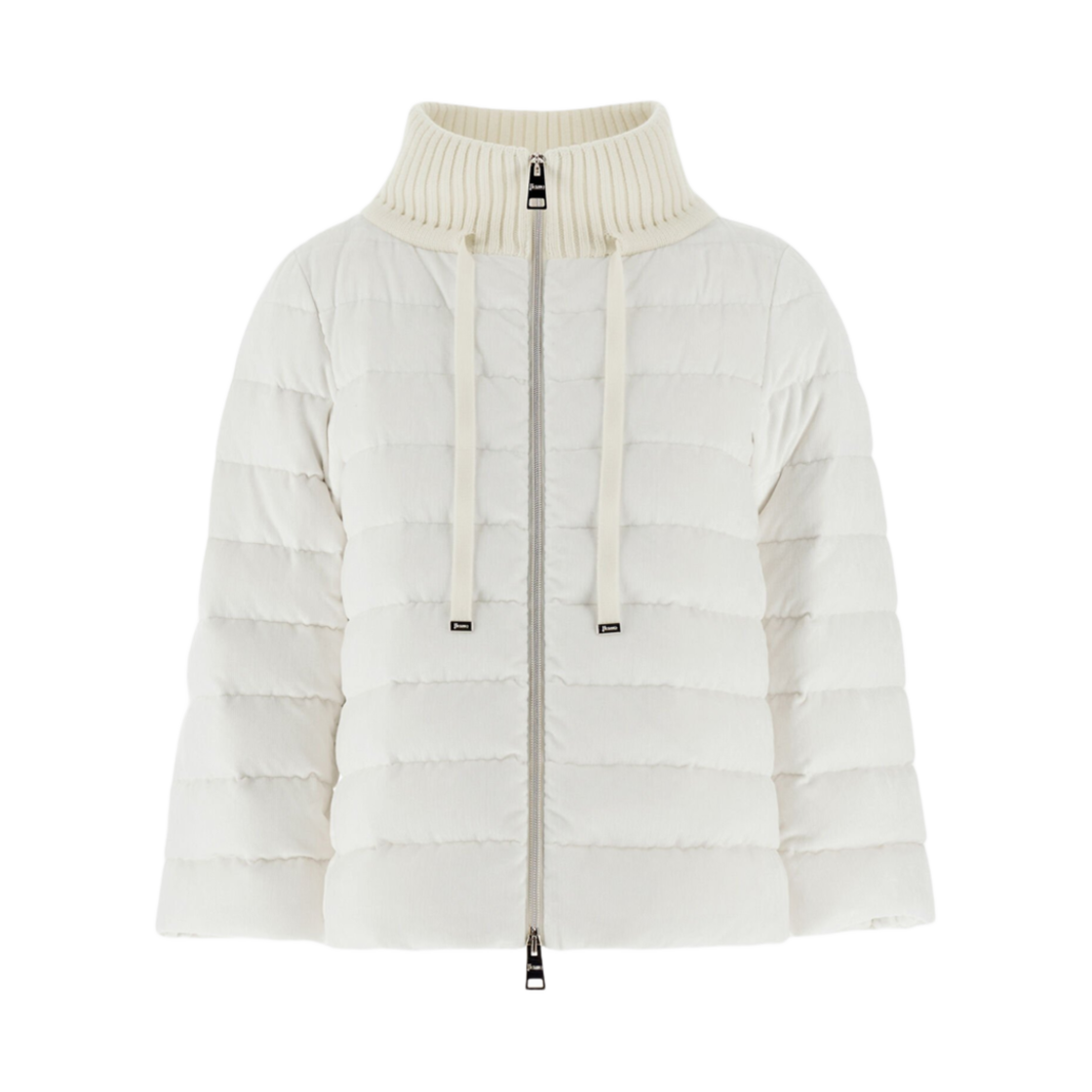 (W) 에르노 리조트 케이프 더스티 벨벳 화이트((W) Herno Resort Cape In Dusty Velvet White)