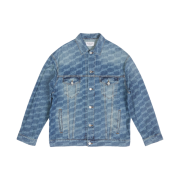 Balenciaga BB Monogram Large Fit Jacket Blue