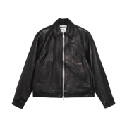Stussy x Our Legacy Work Shop Blouson Jacket Leather Black