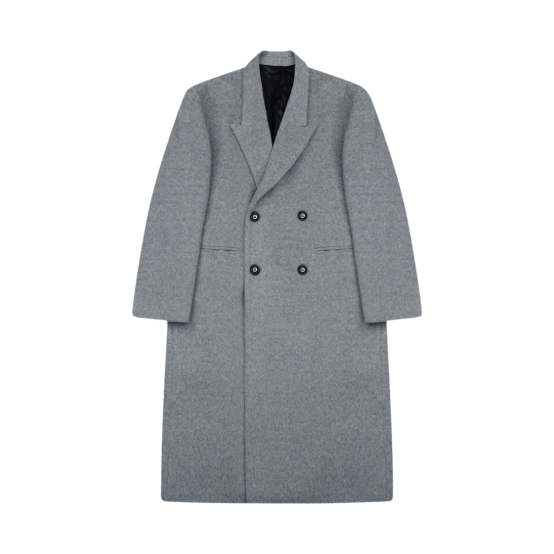 P0000CQR [KREAM 단독] STU Overfit Double Breasted Cashmere Coat Grey
