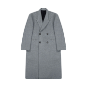 [KREAM 단독] STU Overfit Double Breasted Cashmere Coat Grey