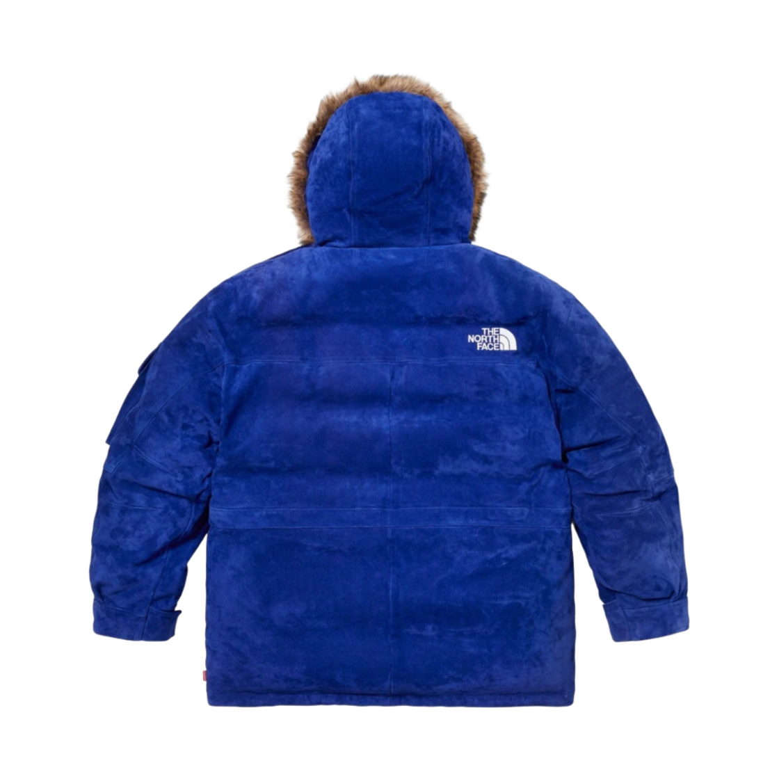 슈프림 x 노스페이스 스웨이드 600-필 다운 파카 블루 - 23FW(Supreme x The North Face Suede 600-Fill Down Parka Blue - 23FW) - 2