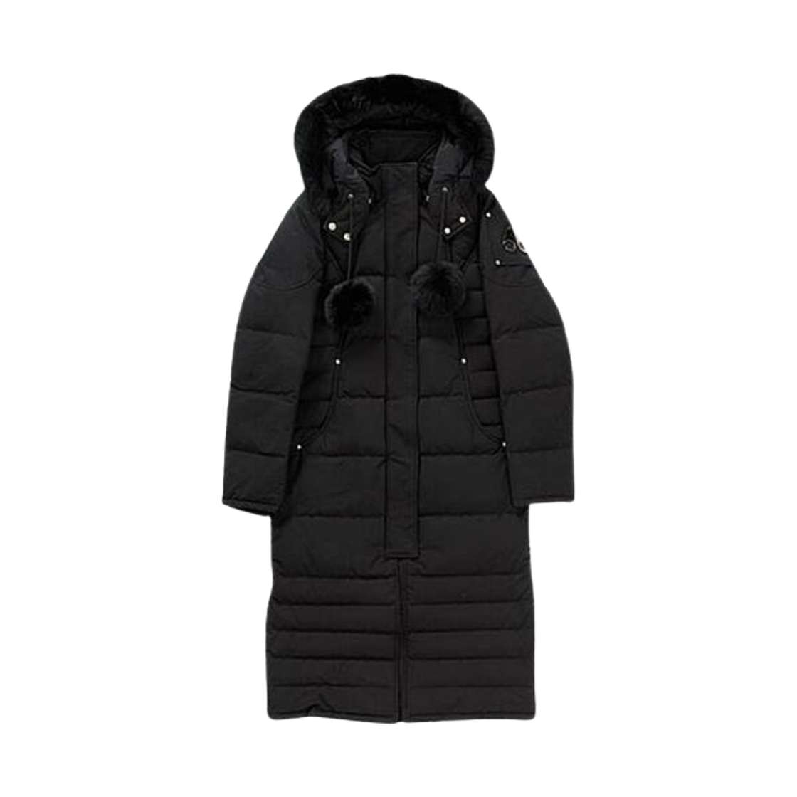 (W) 무스너클 오리지널 서스캐처원 파카 블랙 폭스 퍼 블랙((W) Moose Knuckles Original Saskatchewan Parka Black Fox Fur Black) - 1