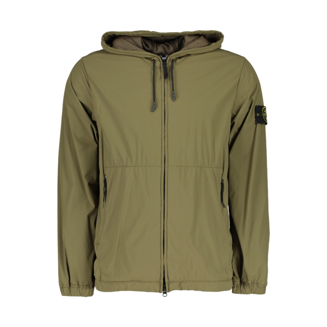 741542731-V0058 Stone Island 42731 Skin Touch Nylon TC Hooded Jacket Olive Green - 21SS