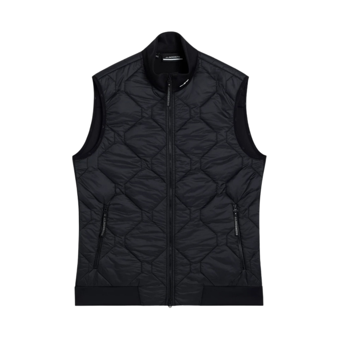 제이린드버그 퀼트 하이브리드 베스트 블랙(J.Lindeberg Quilt Hybrid Vest Black) - 1