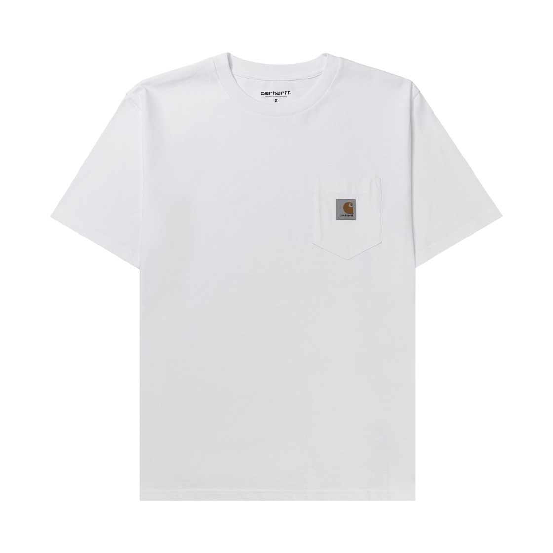 칼하트 WIP 숏슬리브 포켓 티셔츠 화이트(Carhartt WIP S/S Pocket T-Shirt White)