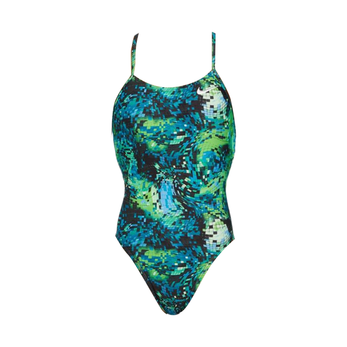 NESSE008-302 (W) Nike Swim Funky Glare Lace Up Tie Back Bicoastal